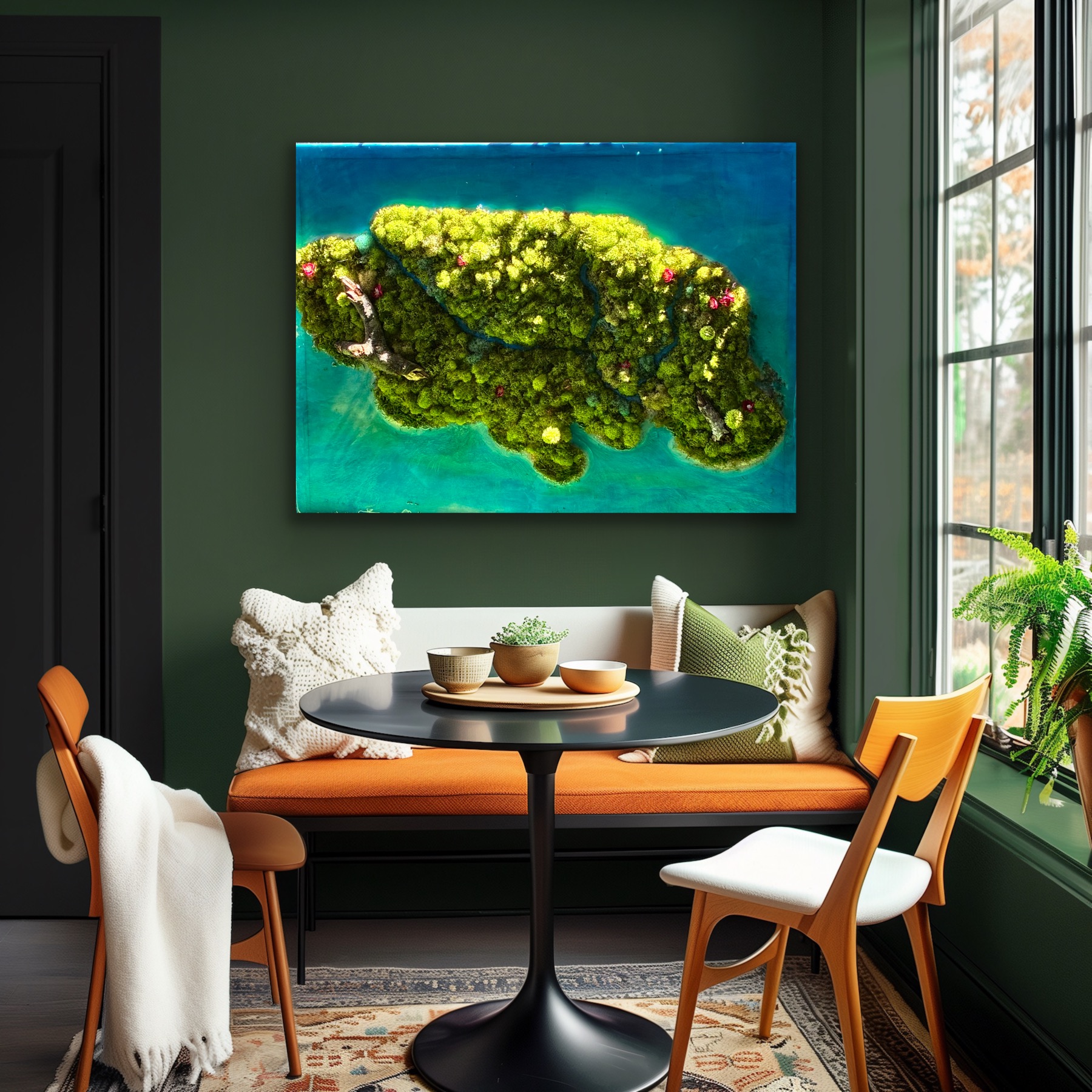 Jamaica — Xaymaca original mixed-media artwork